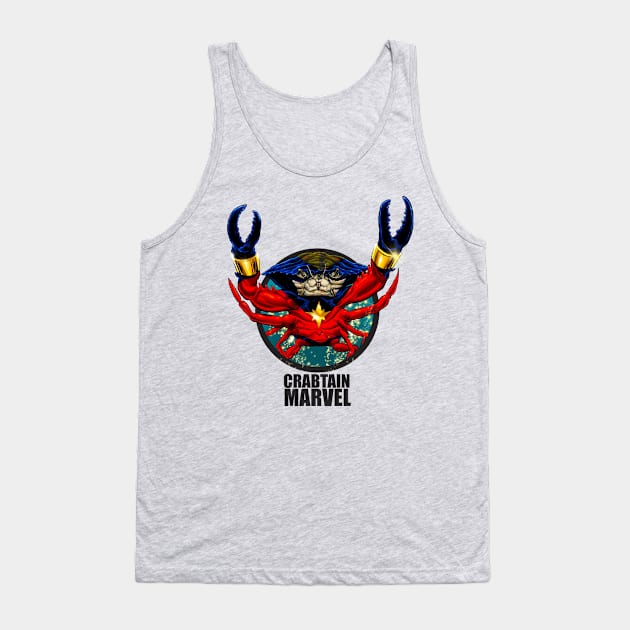 Crabtain Marvel Tank Top by ThirteenthFloor